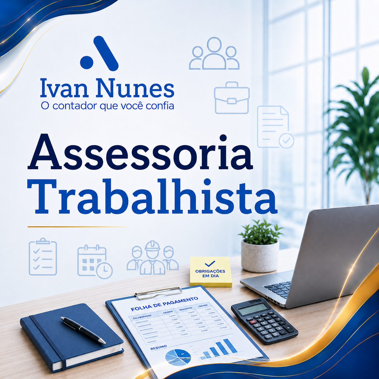 Arte do serviço Assessoria Trabalhista